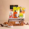 Giỏ Quà Mật Ong Và Ăn Vặt Tone Nâu Tiêu Chuẩn
