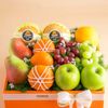 Giỏ Quà Trái Cây Hỗn Hợp Tone Cam Tiêu Chuẩn
