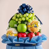  Giỏ Quà Trái Cây Hỗn Hợp Tone Xanh Bầu Trời Tiêu Chuẩn  - GIAO NỘI THÀNH TPHCM 