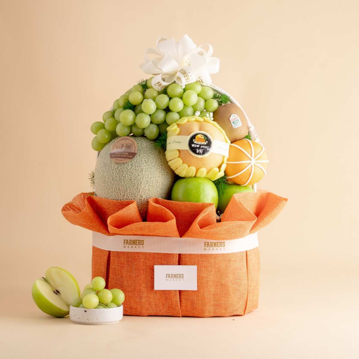  Giỏ Trái Cây Tươi Các Loại Tone Cam Tiêu Chuẩn - GIAO NỘI THÀNH TPHCM 