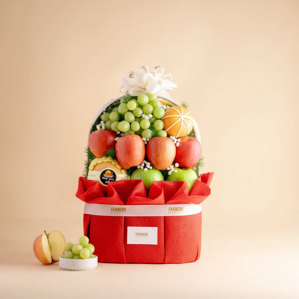  Giỏ Trái Cây Tươi Các Loại Tone Đỏ Tiêu Chuẩn - GIAO NỘI THÀNH TPHCM 