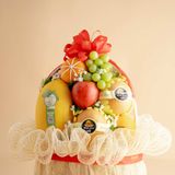  Giỏ Trái Cây Tươi Các Loại Tone Trắng Kem Tiêu Chuẩn - GIAO NỘI THÀNH TPHCM 