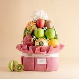  Giỏ Trái Cây Tươi Hỗn Hợp Tone Hồng Tiêu Chuẩn - GIAO NỘI THÀNH TPHCM 