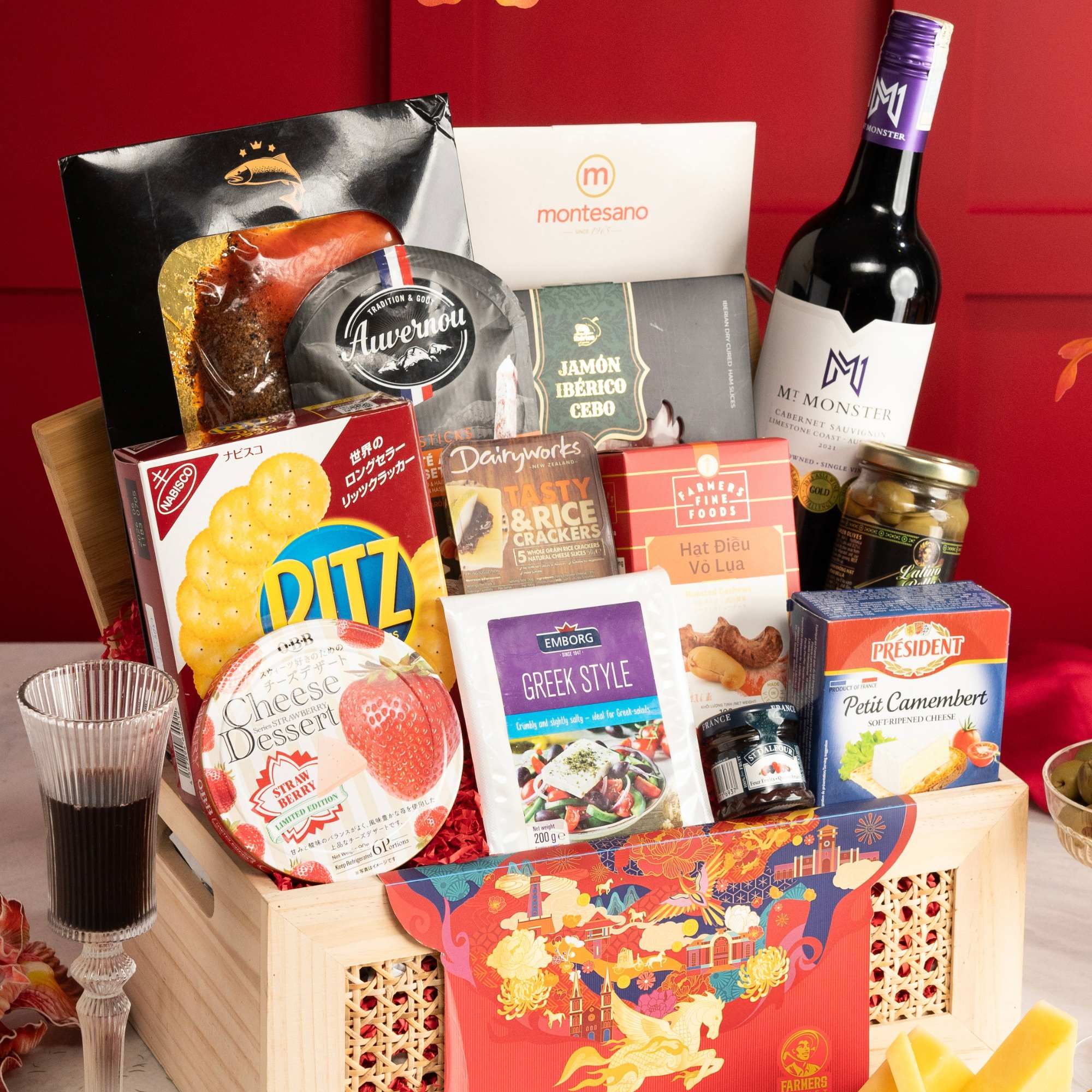  Giỏ Quà Tết Gourmet Delights 04 (CHỈ GIAO TP.HCM) 