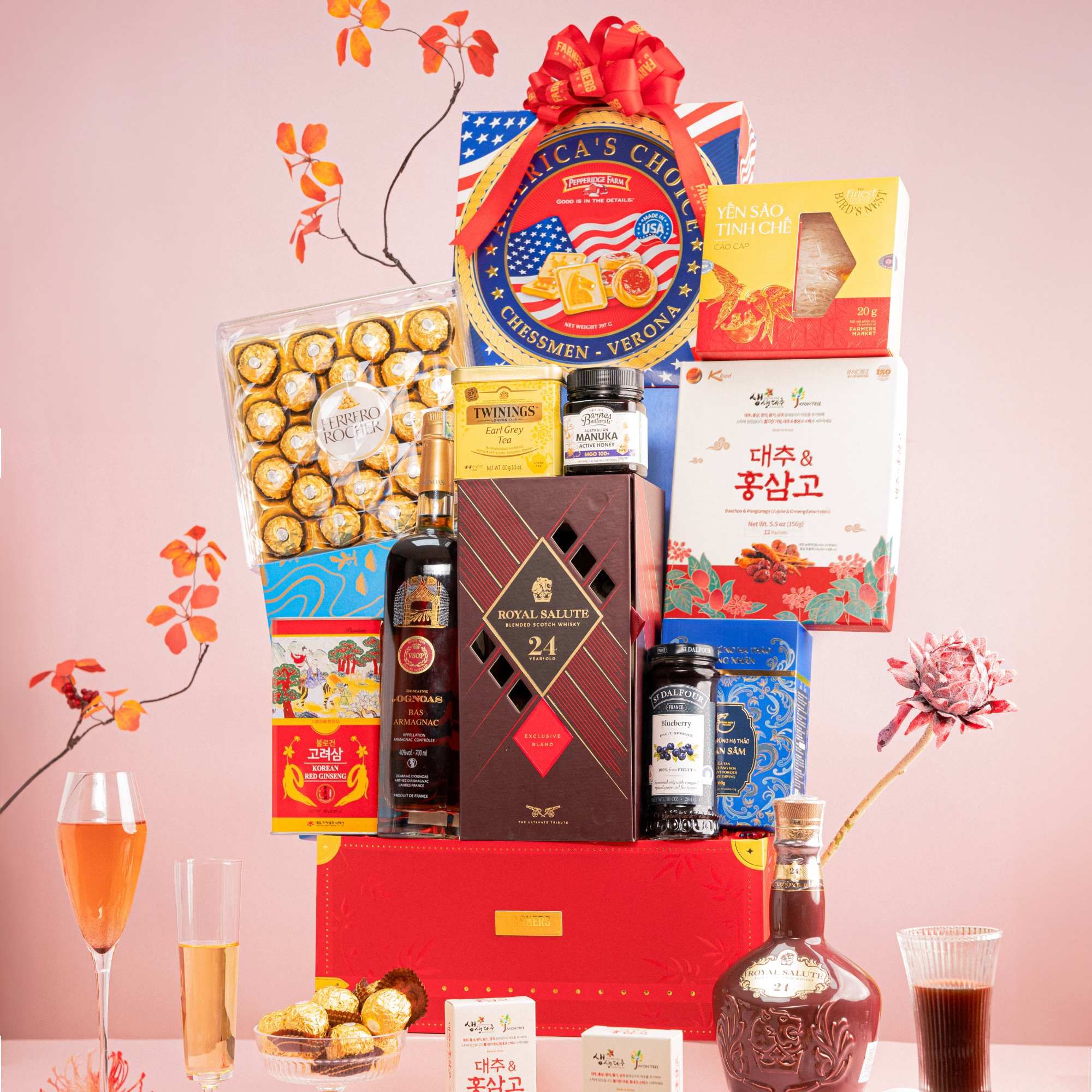  Giỏ Quà Tết Grand Basket 14 (CHỈ GIAO TP.HCM) 