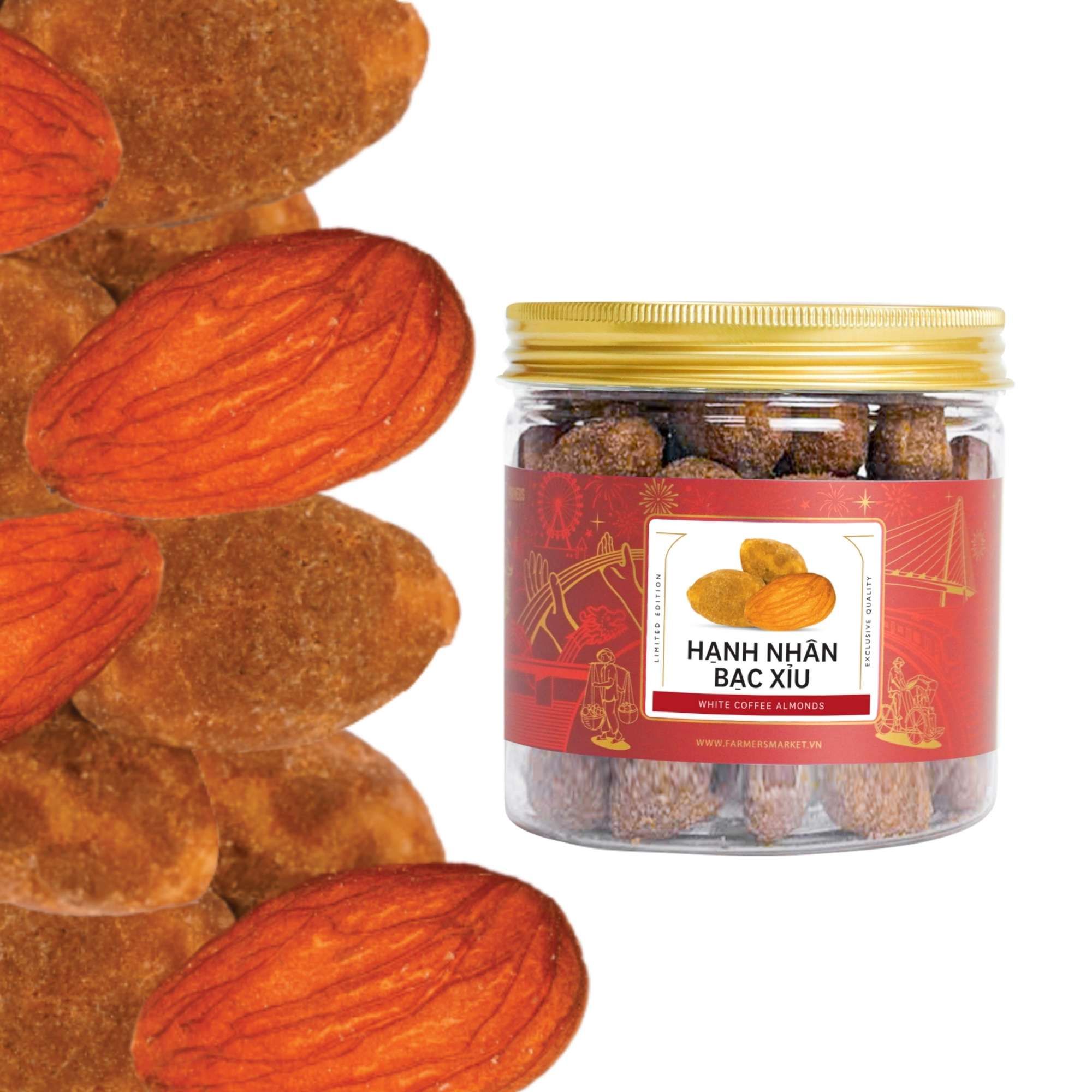  Hạnh nhân bạc xỉu Farmers Fine Foods 170 g 