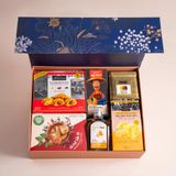  Hộp Quà Bánh Kẹo - Mật Ong Và Socola Tone Xanh Dương Tiêu Chuẩn - GIAO NỘI THÀNH TPHCM 