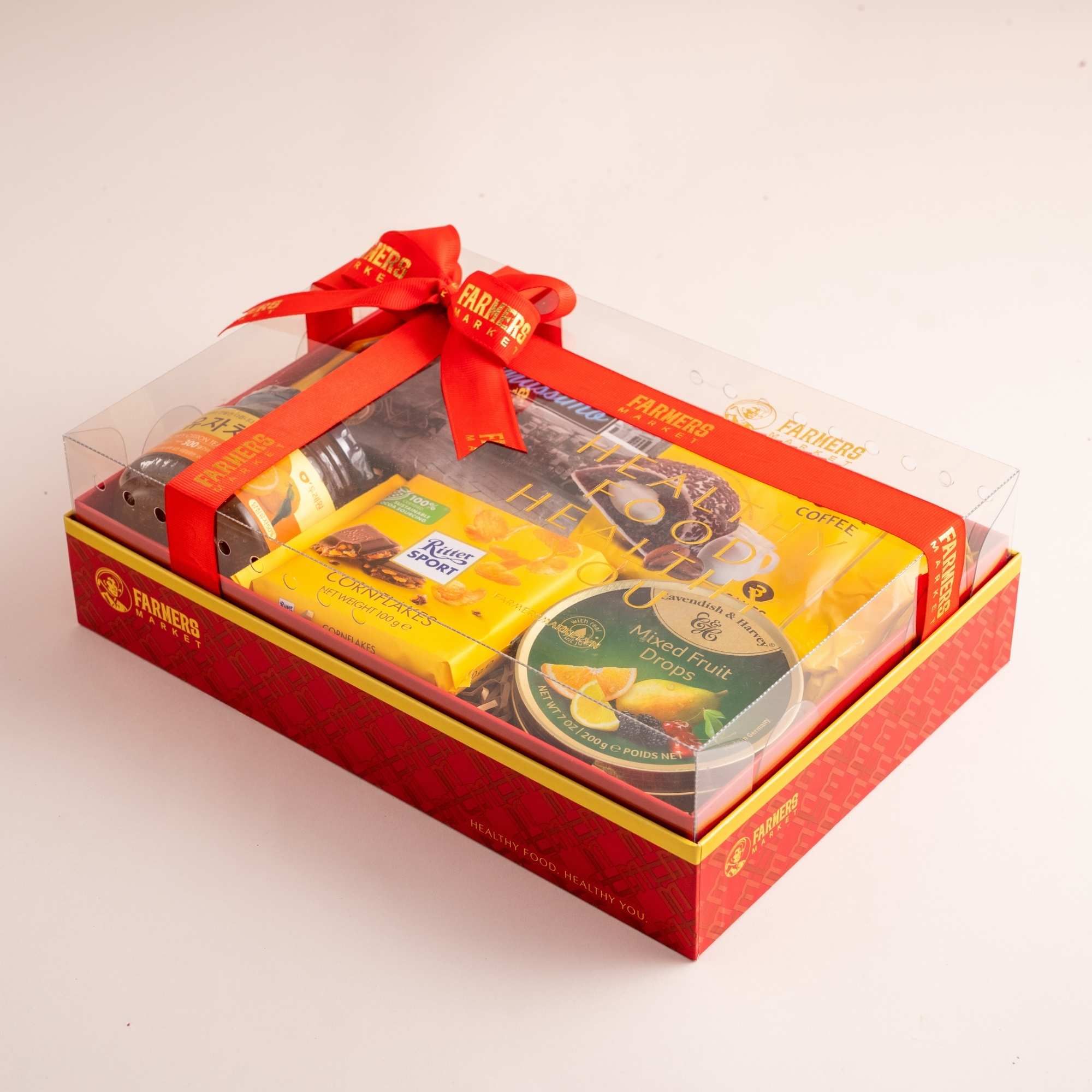  Hộp Quà Bánh Kẹo - Trà Và Socola Tone Đỏ Cơ Bản - GIAO NỘI THÀNH TPHCM 