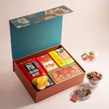  Hộp Quà Bánh Pía - Kẹo Dừa Và Xoài Sấy Tone Xanh Ngọc Cơ Bản - GIAO NỘI THÀNH TPHCM 