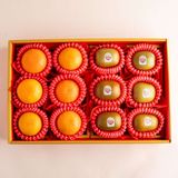  Hộp Quà Kiwi Đỏ Và Quýt Tone Đỏ Cơ Bản - GIAO NỘI THÀNH TPHCM 