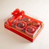  Hộp Quà Mận Và Táo Đỏ Tone Đỏ Cơ Bản - GIAO NỘI THÀNH TPHCM 