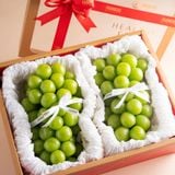  Hộp Quà Nho Mẫu Đơn Hàn Quốc Tone Đỏ - GIAO NỘI THÀNH TPHCM 