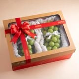  Hộp Quà Nho Mẫu Đơn Hàn Quốc Tone Đỏ - GIAO NỘI THÀNH TPHCM 