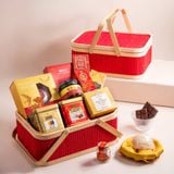  Hộp Quà Tổ Yến - Đông Trùng Và Mật Ong Tone Đỏ Sang Trọng - GIAO NỘI THÀNH TPHCM 