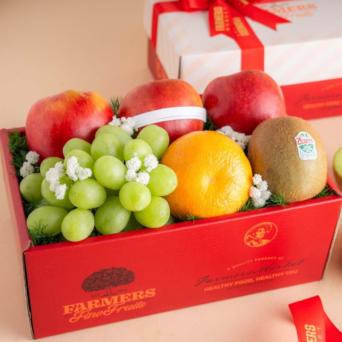  Hộp Quà Trái Cây Tone Đỏ Cơ Bản - GIAO NỘI THÀNH TPHCM 