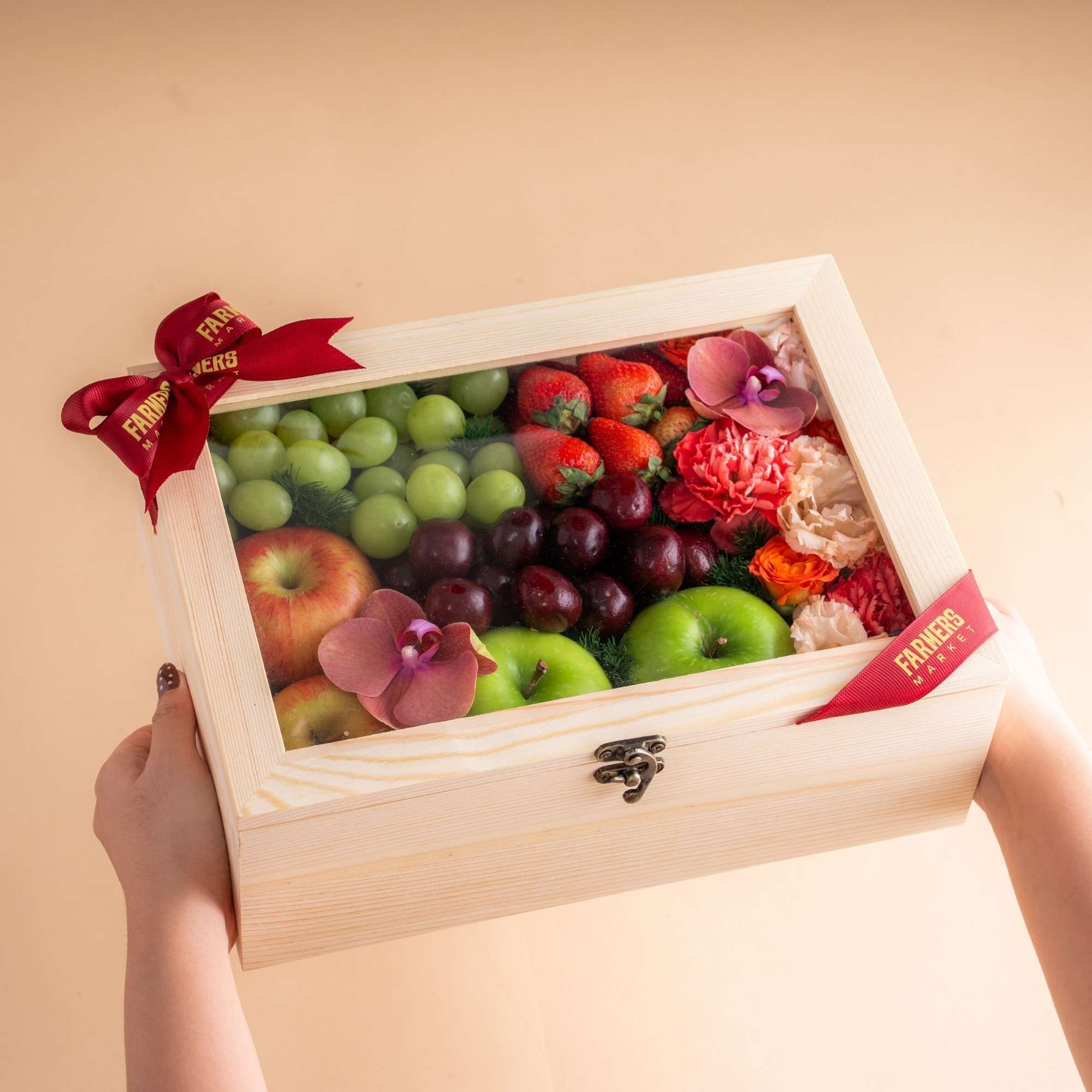  Hộp Quà Trái Cây Và Hoa Tiêu Chuẩn - GIAO NỘI THÀNH TPHCM 