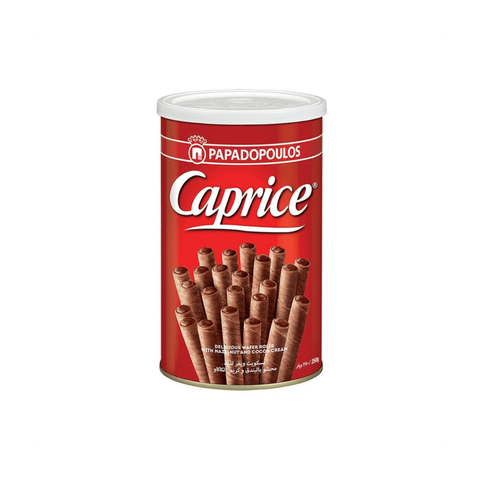  Bánh quế nhân kem ca cao và hạt phỉ Caprice Papadopoulos (250G) 