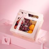  Hộp Quà Nho Đỏ Và Trái Cây Các Loại Tone Hồng Cơ Bản - GIAO NỘI THÀNH TP.HCM 