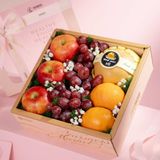  Hộp Quà Nho Đỏ Và Trái Cây Các Loại Tone Hồng Cơ Bản - GIAO NỘI THÀNH TP.HCM 