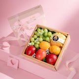  Hộp Quà Nho Xanh Và Trái Cây Các Loại Tone Hồng Tiêu Chuẩn - GIAO NỘI THÀNH TP.HCM 