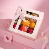  Hộp Quà Nho Xanh Và Trái Cây Các Loại Tone Hồng Tiêu Chuẩn - GIAO NỘI THÀNH TP.HCM 