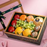  Hộp Quà Nho Xanh Và Trái Cây Các Loại Tone Xanh Lá Tiêu Chuẩn - GIAO NỘI THÀNH TP.HCM 