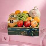  Giỏ Quà Nho Xanh Và Trái Cây Các Loại Tone Xanh Lá Tiêu Chuẩn - GIAO NỘI THÀNH TP.HCM 