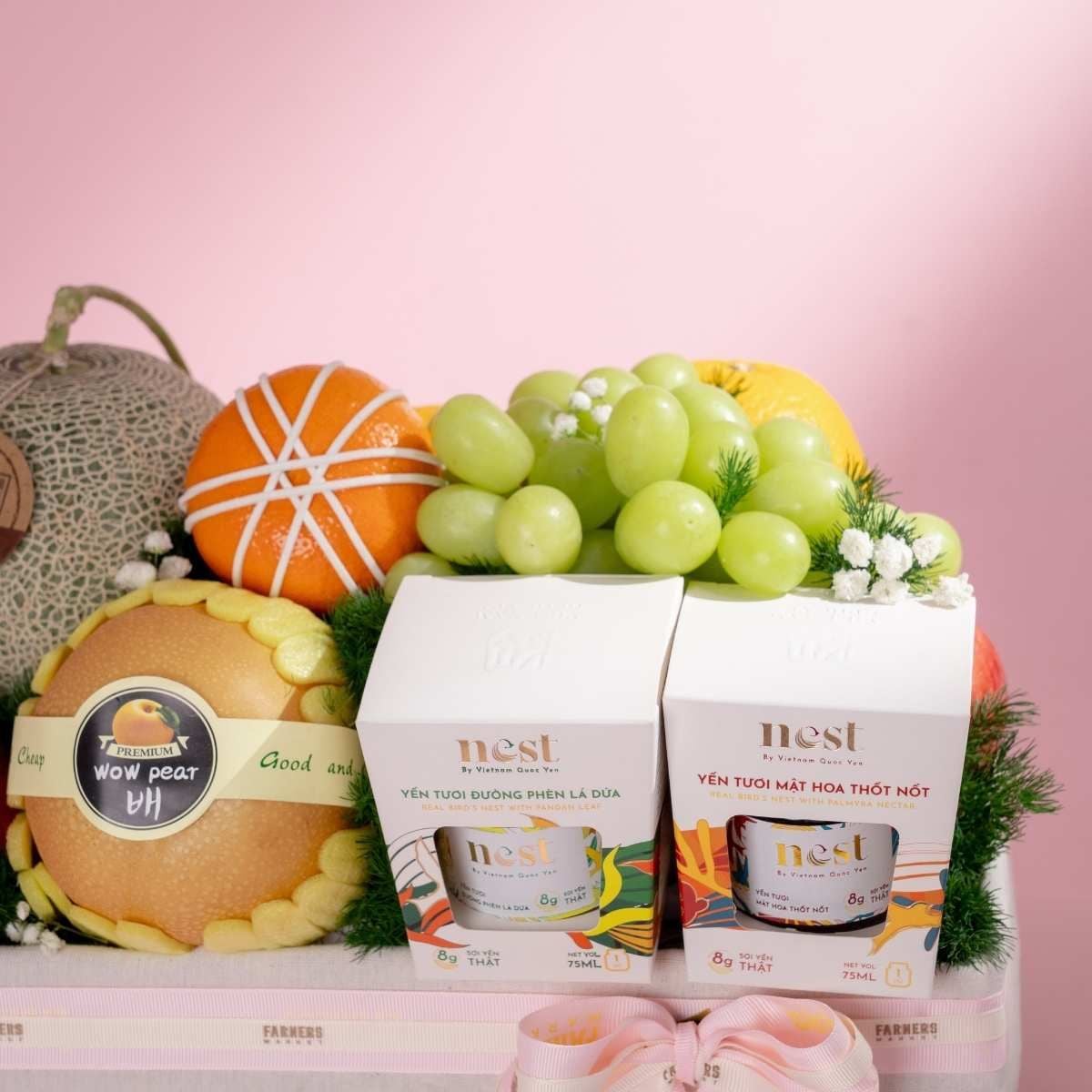  Giỏ Cói Trái Cây Các Loại Và Yến Tươi Thanh Lịch - GIAO NỘI THÀNH TPHCM 