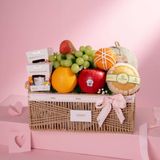  Giỏ Cói Trái Cây Các Loại Và Yến Tươi Tone Nâu Tinh Tế - GIAO NỘI THÀNH TPHCM 