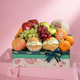  Giỏ Quà Nho Và Trái Cây Các Loại Tone Xanh Lá Tinh Tế - GIAO NỘI THÀNH TP.HCM 