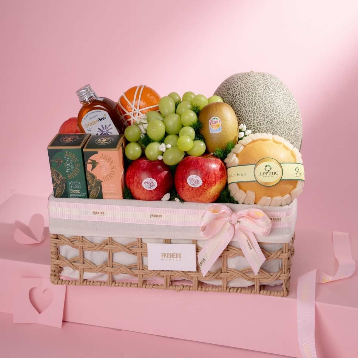  Giỏ Cói Trái Cây Các Loại Và Yến Chưng Thanh Lịch - GIAO NỘI THÀNH TPHCM 