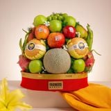  Tháp Trái Cây Tươi Tone Đỏ Tinh Tế - GIAO NỘI THÀNH TPHCM 