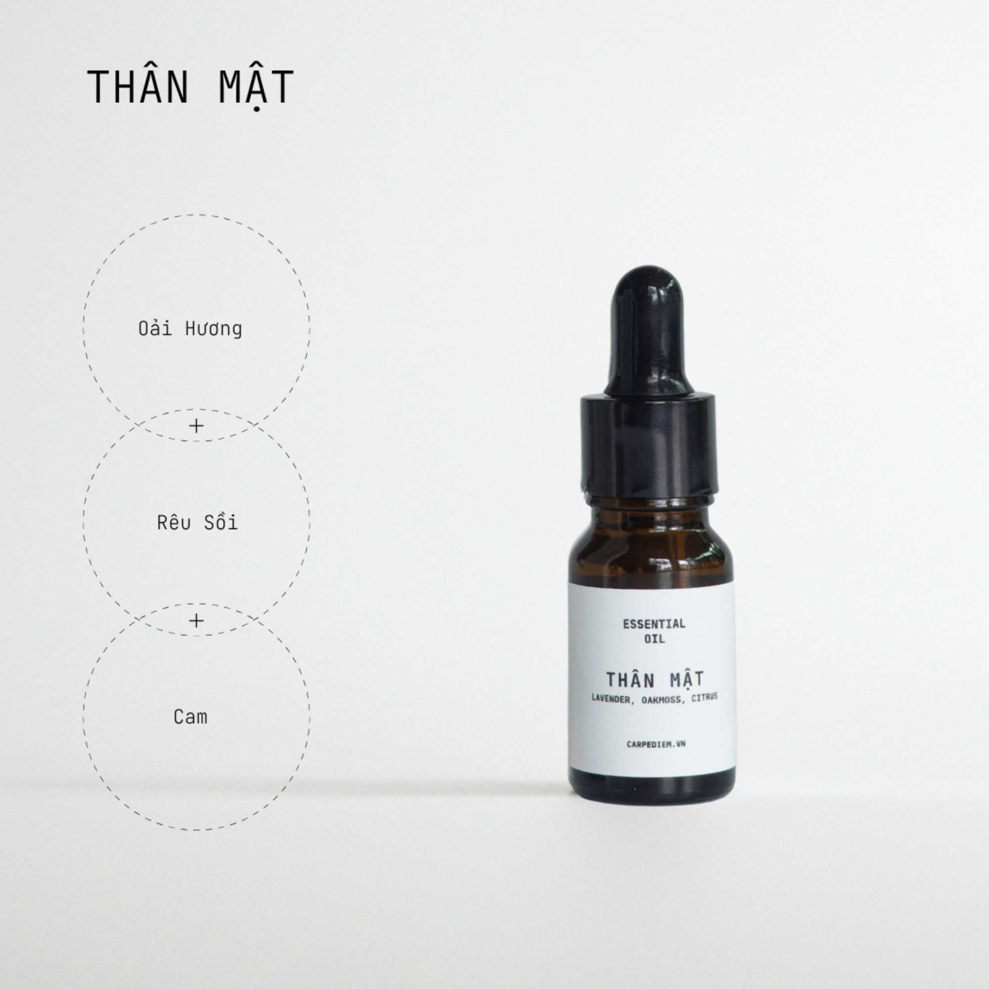  [PRE-ORDER 48H] Tinh dầu nhỏ giọt Carpe Diem- hương Thân Mật 10ML 
