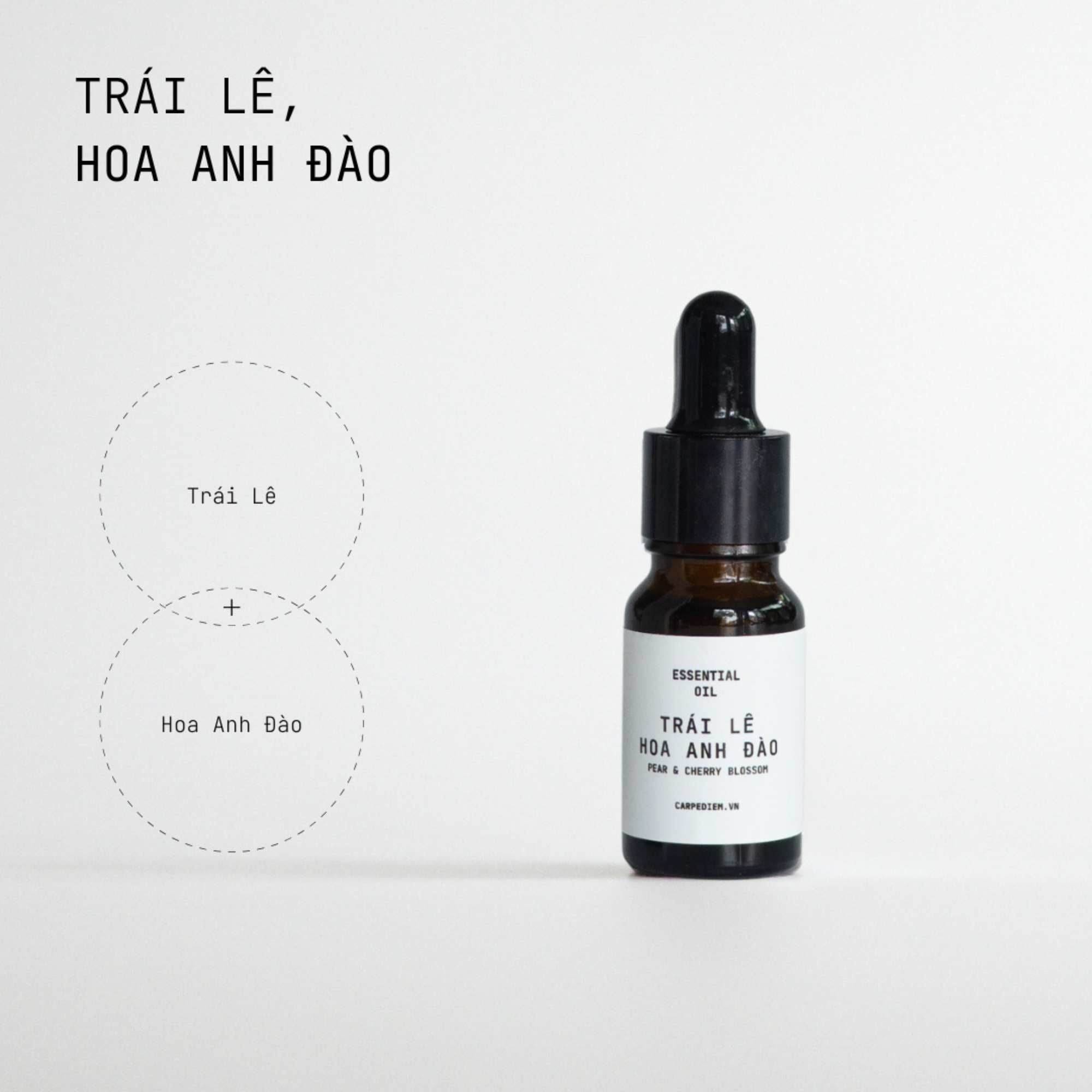  [PRE-ORDER 48H] Tinh dầu nhỏ giọt Carpe Diem- hương Trái Lê & Hoa Anh Đào 10ML 