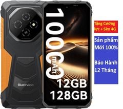 Điện thoại Blackview FORT 1 có 3 Khe SIM | 18GB(6+12)+256GB| Pin 10000mAh, NFC, Chống nước chống va đập