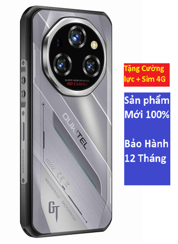 Điện thoại Oukitel WP62 5G chính hãng mới nguyên seal | 48GB(16+32) +512GB Pin 11000mAh | chống nước chống va đập