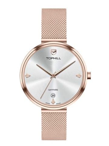 ĐỒNG HỒ TOPHILL TS028L.S3252 Nữ Máy quartz Kính sapphire Size 30mm 3ATM