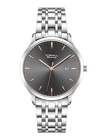 ĐỒNG HỒ TOPHILL TA055G.S2152 Nam máy quartz kính sapphire size 39mm 3ATM