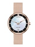 ĐỒNG HỒ TOPHILL TS029L.S3252 Nữ Máy quartz Kính sapphire Size 28mm 3ATM