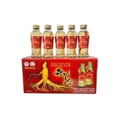 Nước Hồng Sâm Dạng Chai Có Củ Wonkisam Korean Ginseng Drink Hàn Quốc