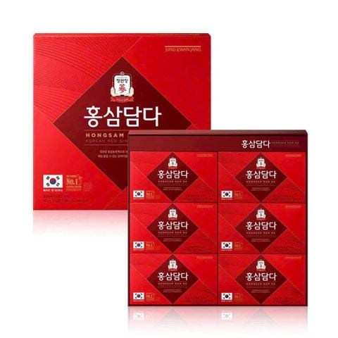 Nước Hồng Sâm Jung Kwan Jang Hongsam Dam Da korean Red Ginseng Drink (30 gói x 50ml)