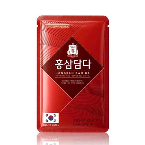 Nước Hồng Sâm Jung Kwan Jang Hongsam Dam Da korean Red Ginseng Drink (30 gói x 50ml)