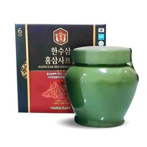 Cao Hồng Sâm Nhụy Hoa Nghệ Tây Hansusam Red Ginseng Saffron 1kg