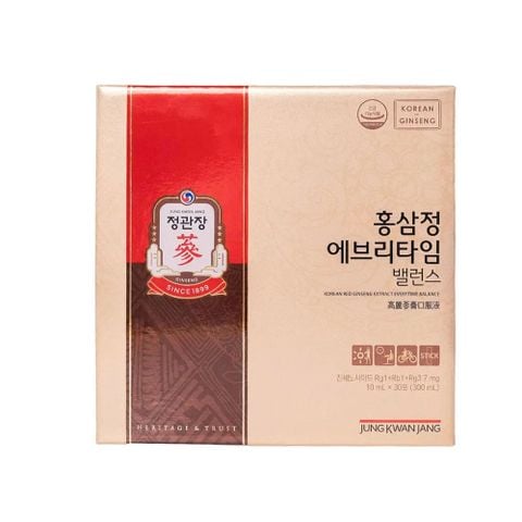 Tinh Chất Hồng Sâm KGC Korean Red Ginseng Extract Everytime Balance Hàn Quốc (30 gói x 10ml)