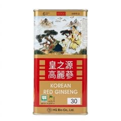 Hồng Sâm Củ Khô HG Bio Korean Red Ginseng Hộp Thiếc Từ Hàn Quốc