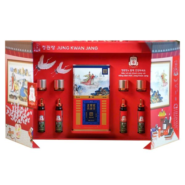 Hộp Quà Tặng Hồng Sâm Xuân 2026 Jung Kwan Jang - An Khang Vạn Thọ