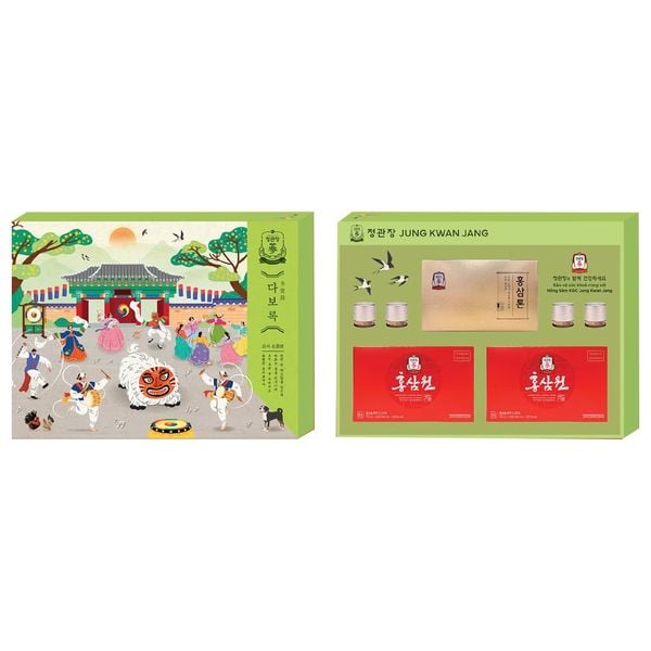 Hộp Quà Tặng Hồng Sâm Xuân 2026 Jung Kwan Jang - Sở Nguyệt Thành Tựu
