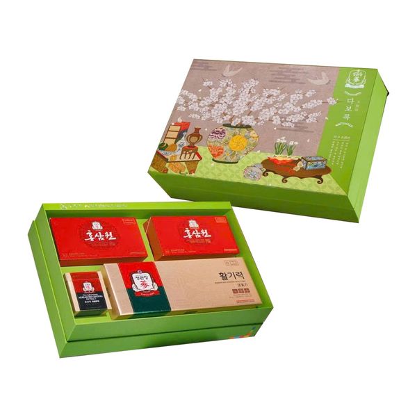 Hộp Quà Tặng Hồng Sâm Xuân 2026 Jung Kwan Jang - Vạn Sự Hanh Thông