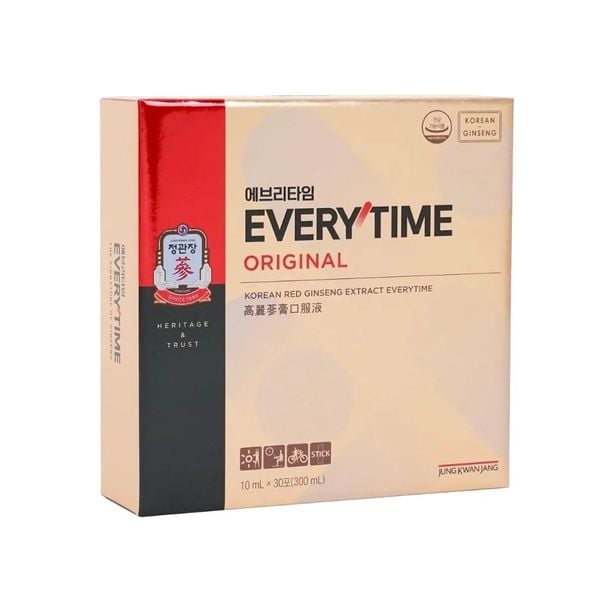 Nước Hồng Sâm KGC Korean Red Ginseng Extract Everytime (30 gói x 10ml)