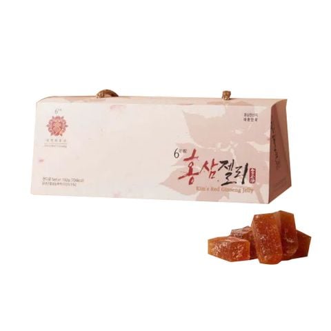 Kẹo Dẻo Hồng Sâm Tảo Biển Đỏ Kim's Red Ginseng Jelly Hàn Quốc